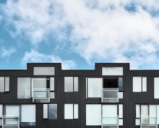 black and white building during daytime