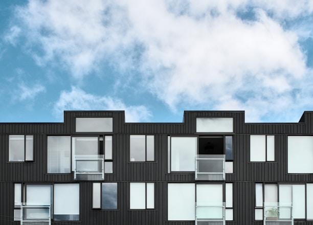 black and white building during daytime